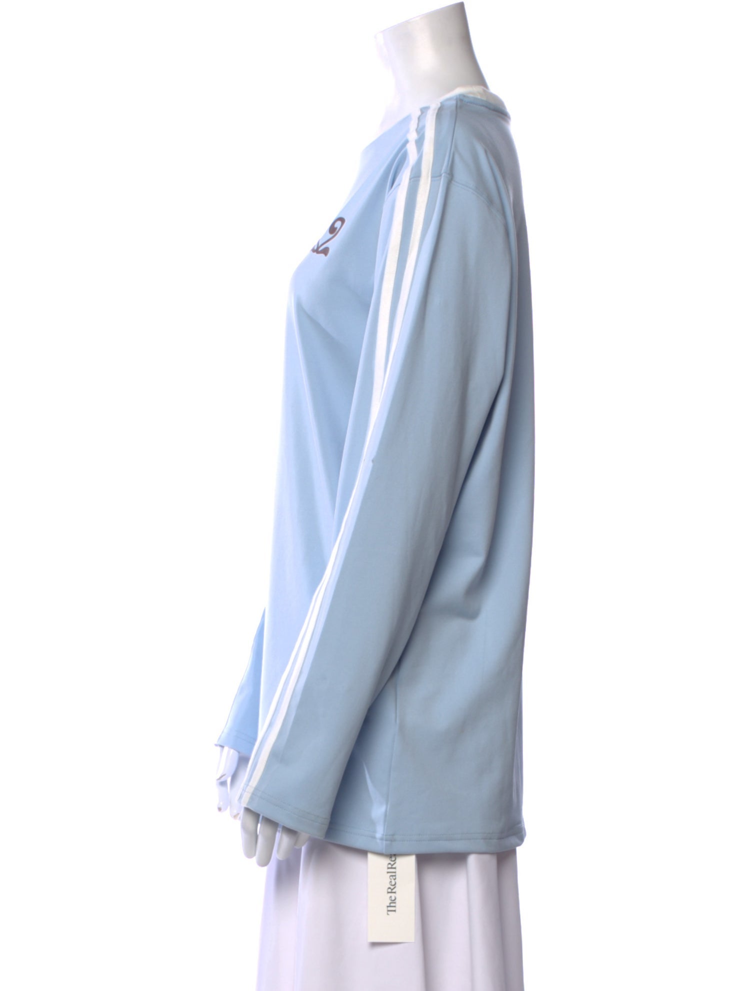 KIJUN Graphic Print Crew Neck Sweater