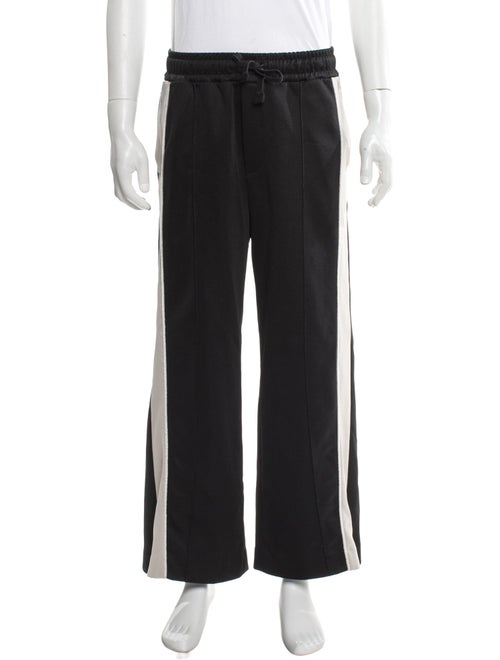 KIJUN Colorblock Pattern Embroidered Accent Lounge Bottoms