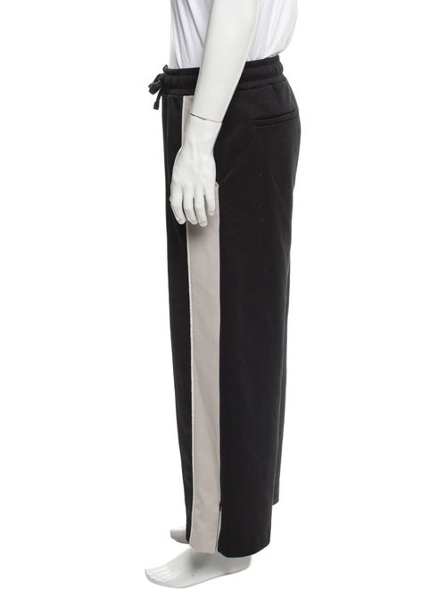 KIJUN Colorblock Pattern Embroidered Accent Lounge Bottoms