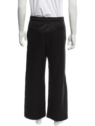 KIJUN Colorblock Pattern Embroidered Accent Lounge Bottoms