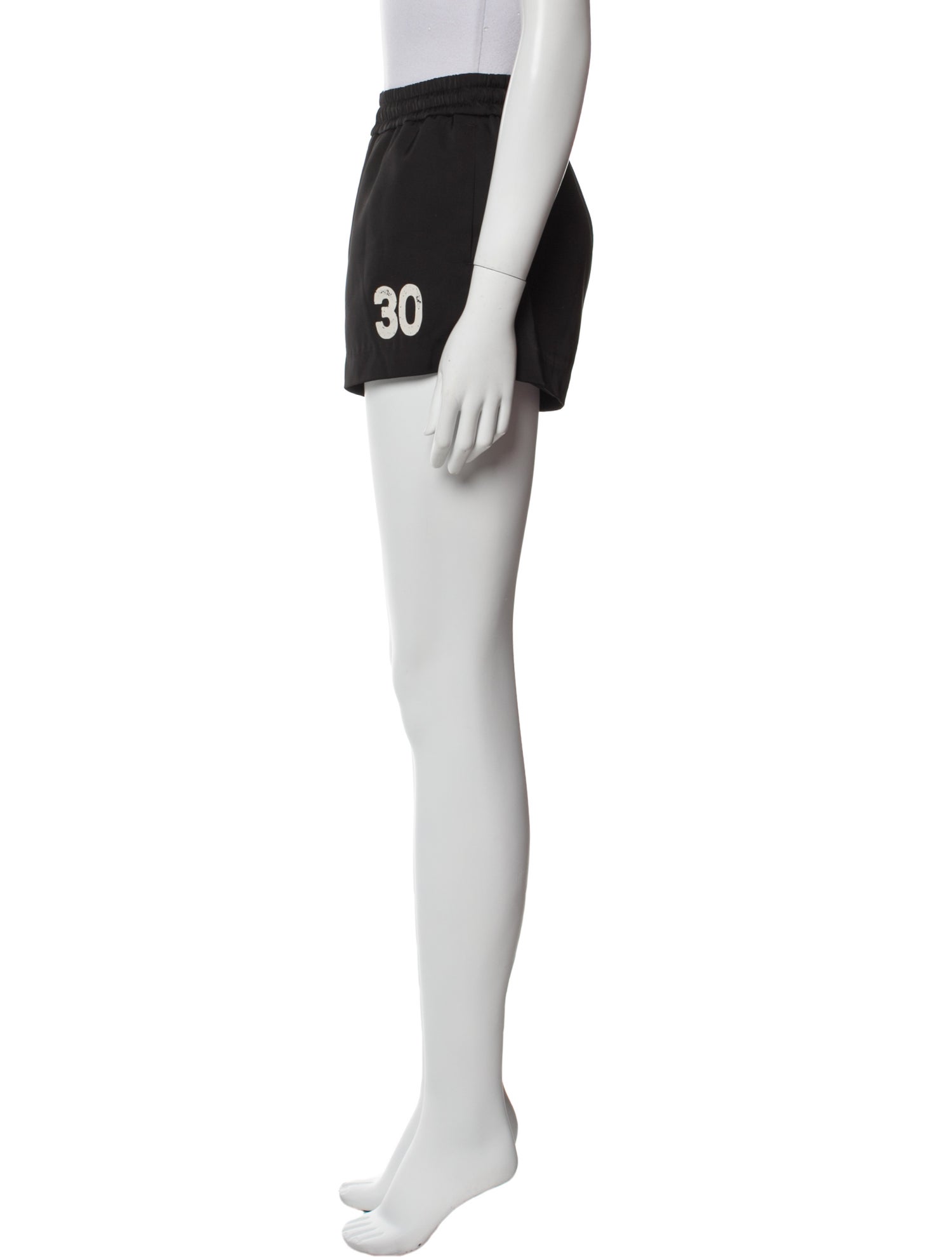 KIJUN Striped Mini Shorts