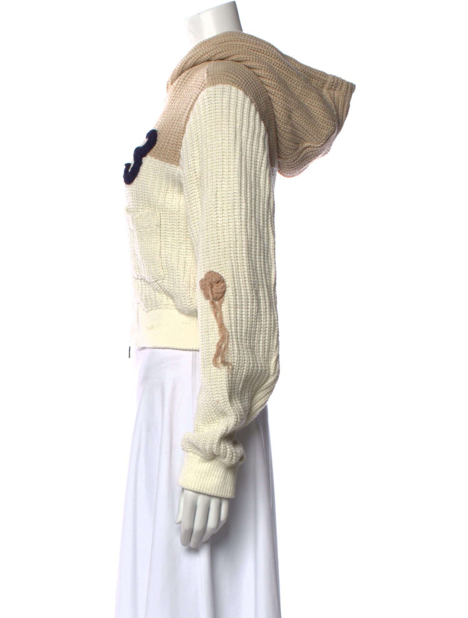 KIJUN Striped Crew Neck Sweater