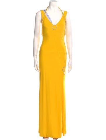 Khanum's Dresses V-Neck Long Dress S