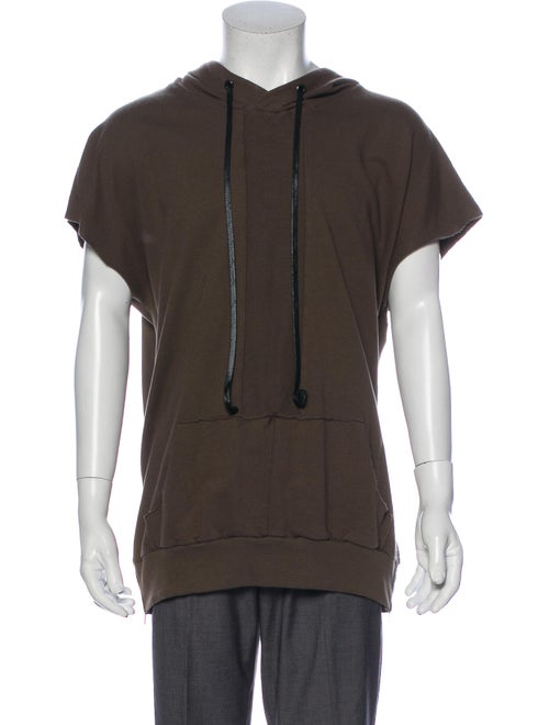 Knomadik Crew Neck Sleeveless Hoodie Green