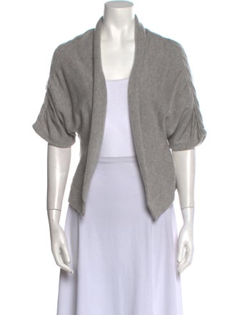 Kokun Cashmere Open Front Sweater