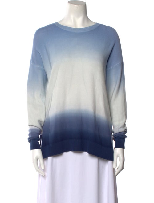 Kokun Tie-Dye Print Crew Neck Sweater