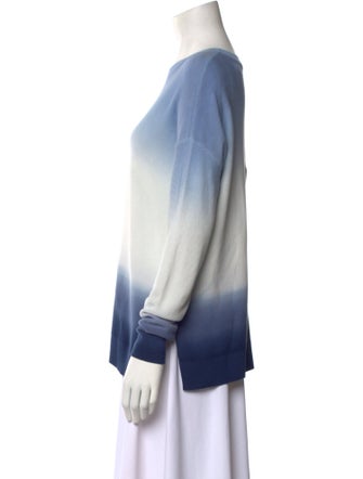 Kokun Tie-Dye Print Crew Neck Sweater