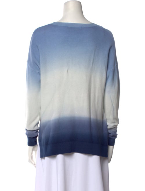 Kokun Tie-Dye Print Crew Neck Sweater