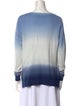 Kokun Tie-Dye Print Crew Neck Sweater