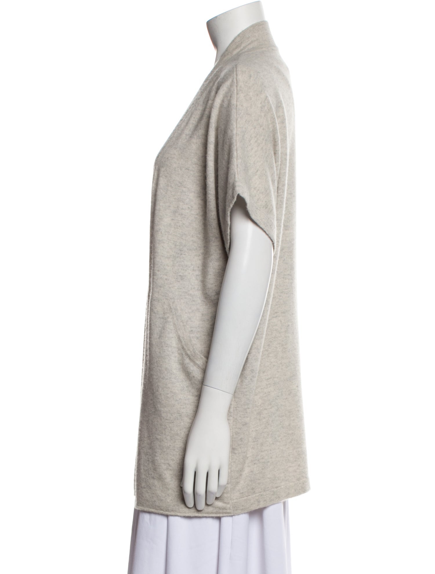 Kokun Cashmere Open Front Sweater