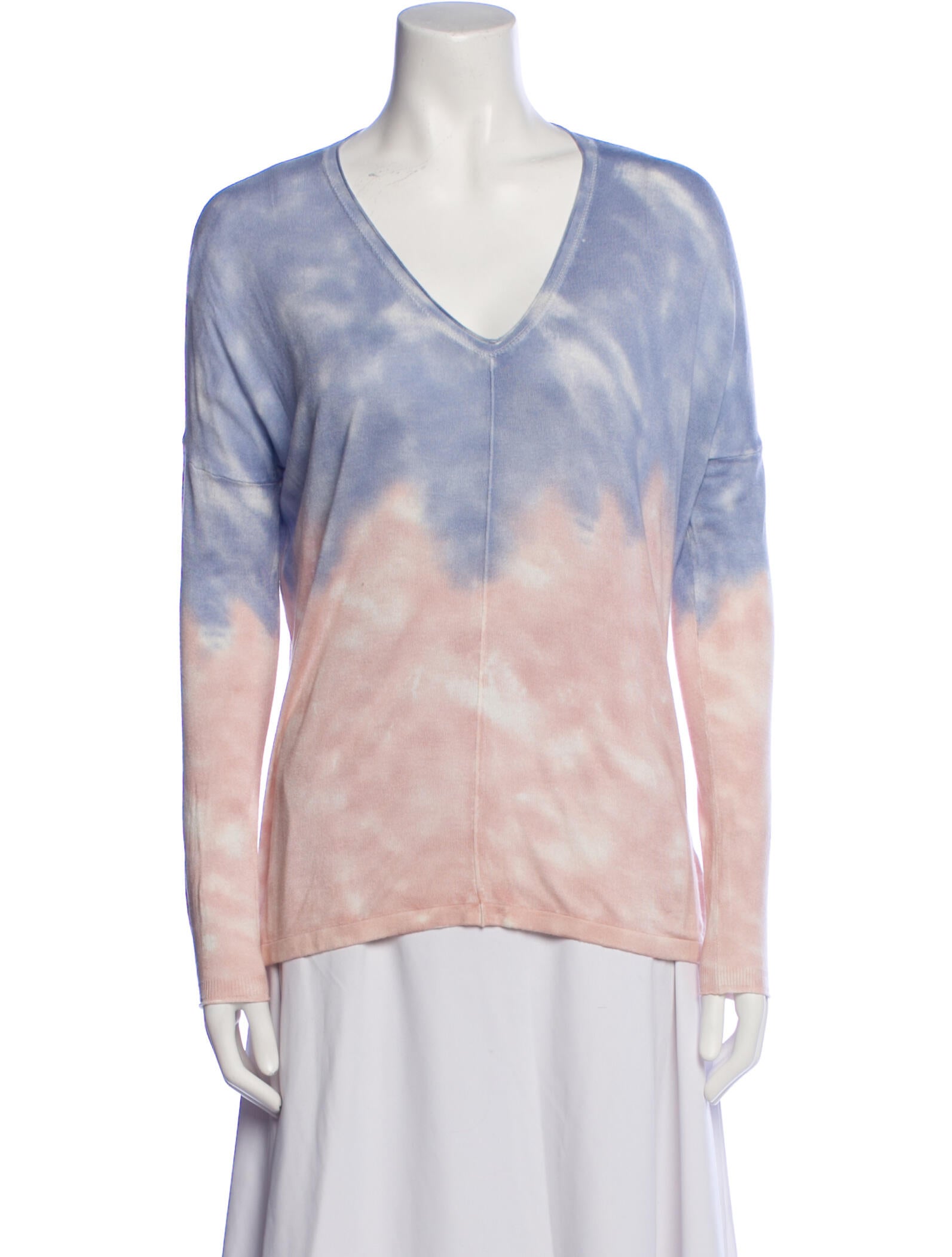 Kokun Bamboo Tie-Dye Print Blouse
