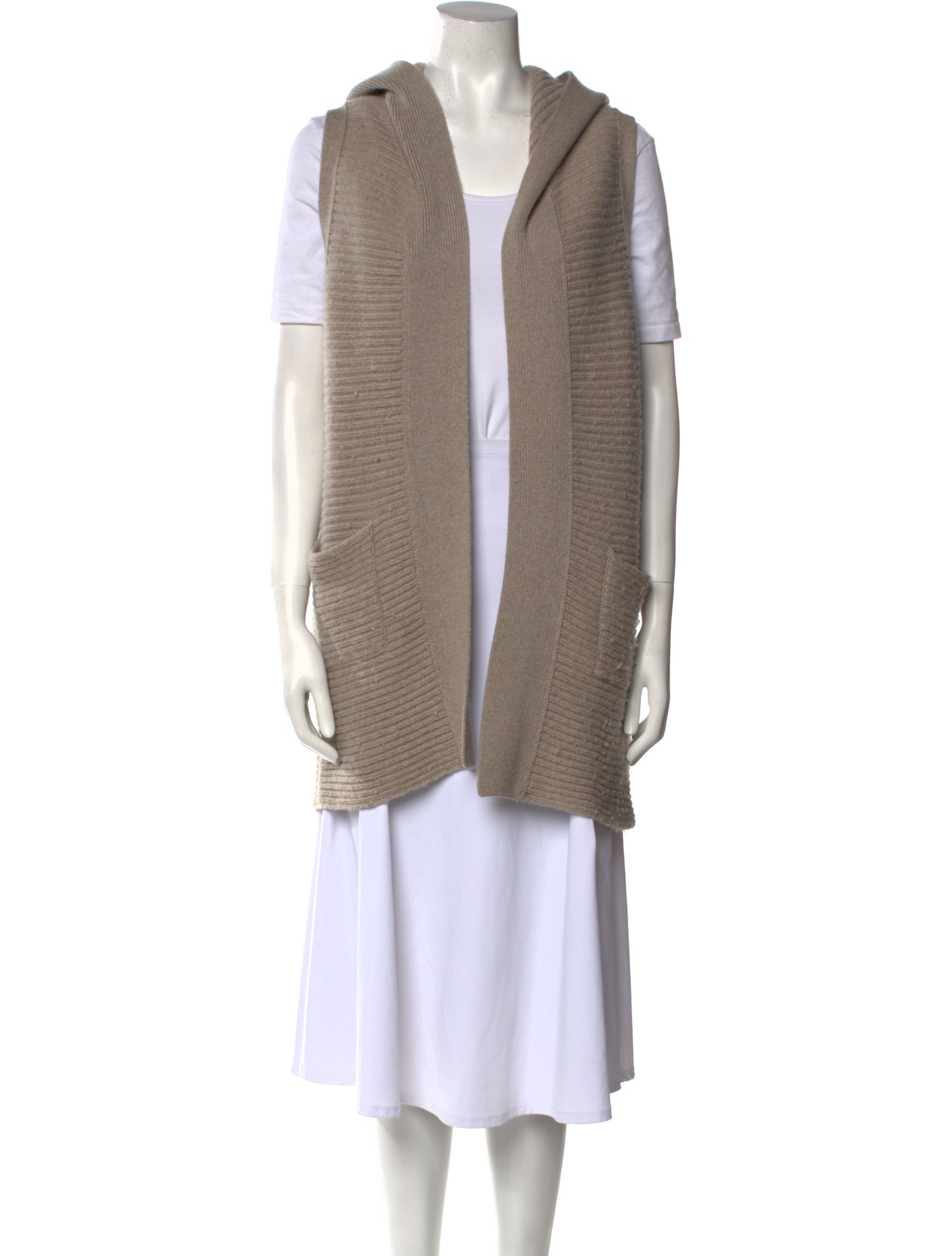 Kokun Wool Open Front Sweater