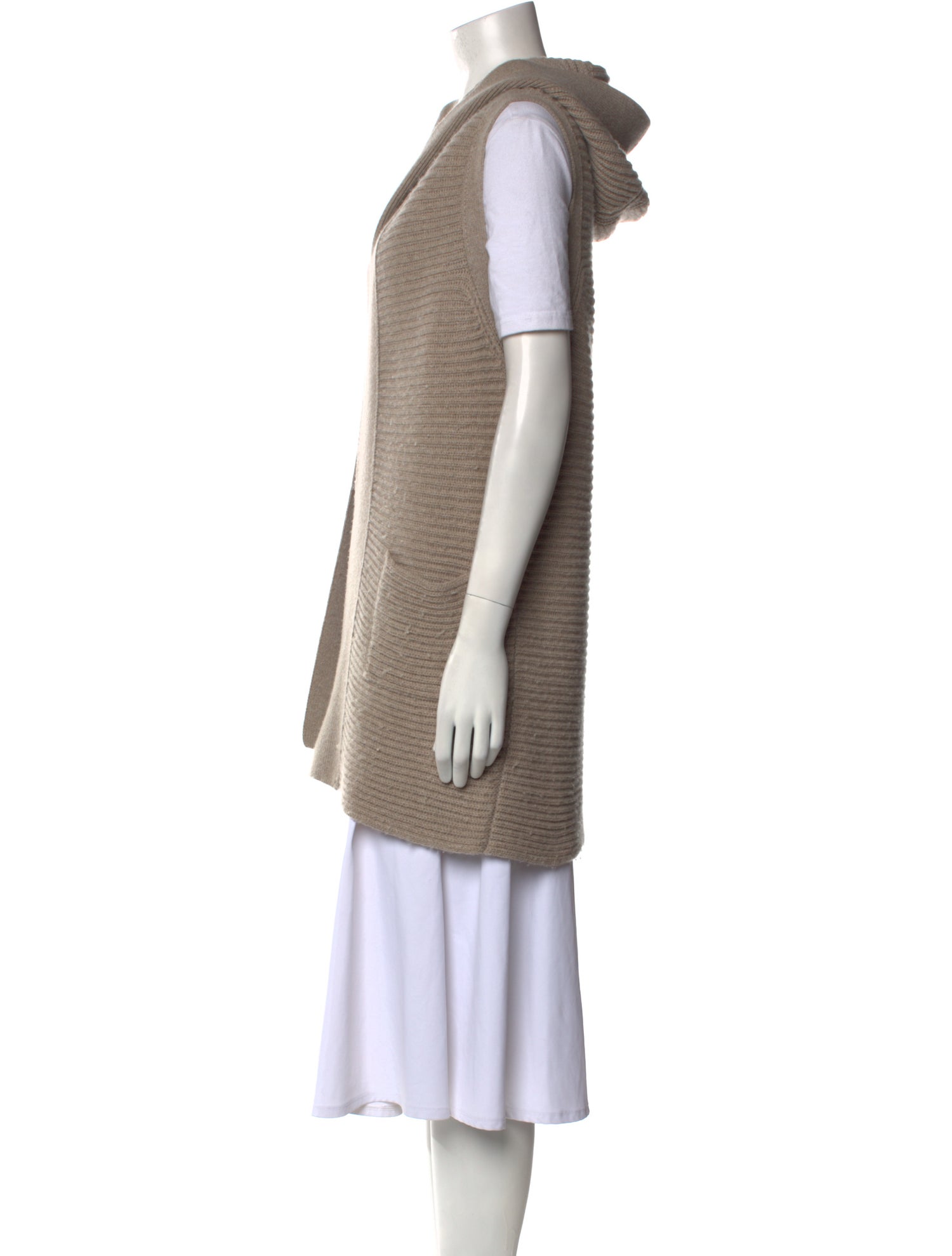 Kokun Wool Open Front Sweater