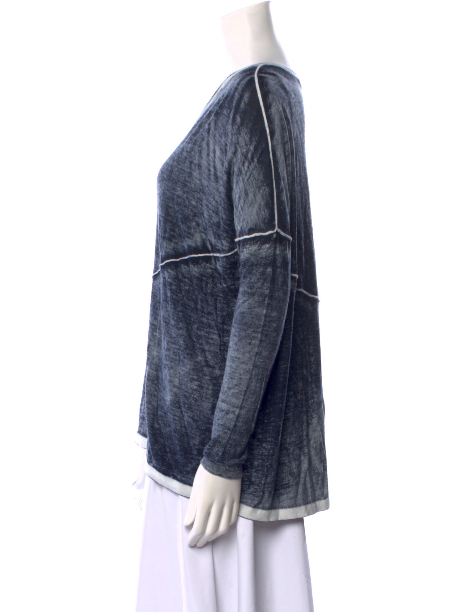 Kokun Bamboo Tie-Dye Print Sweater