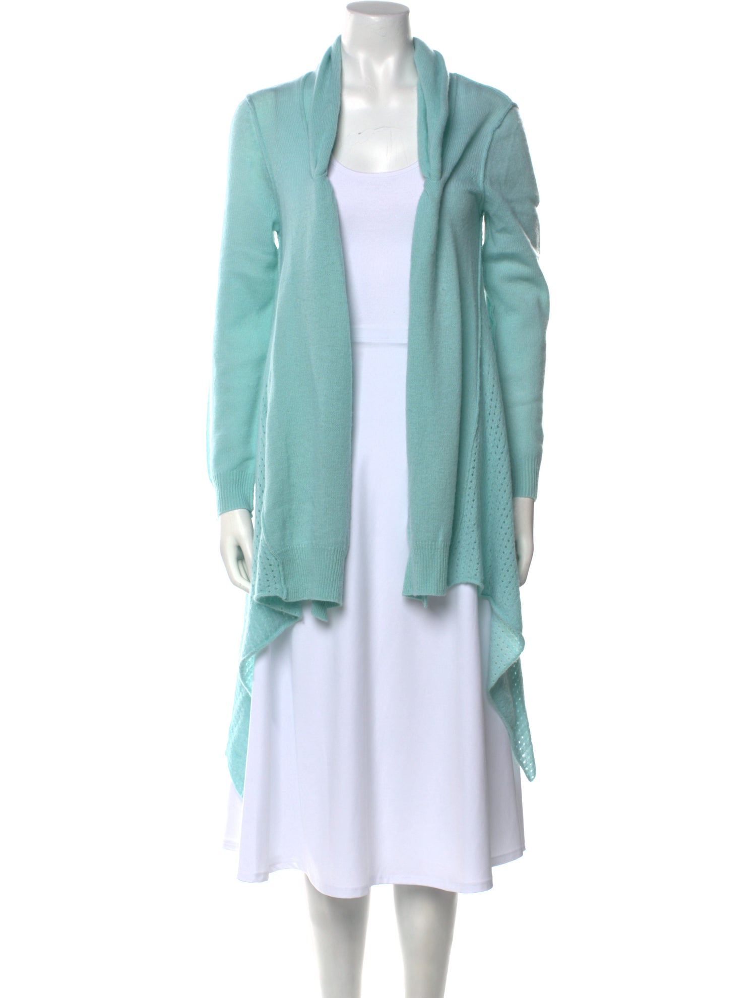 Kokun Cashmere Open Front Sweater