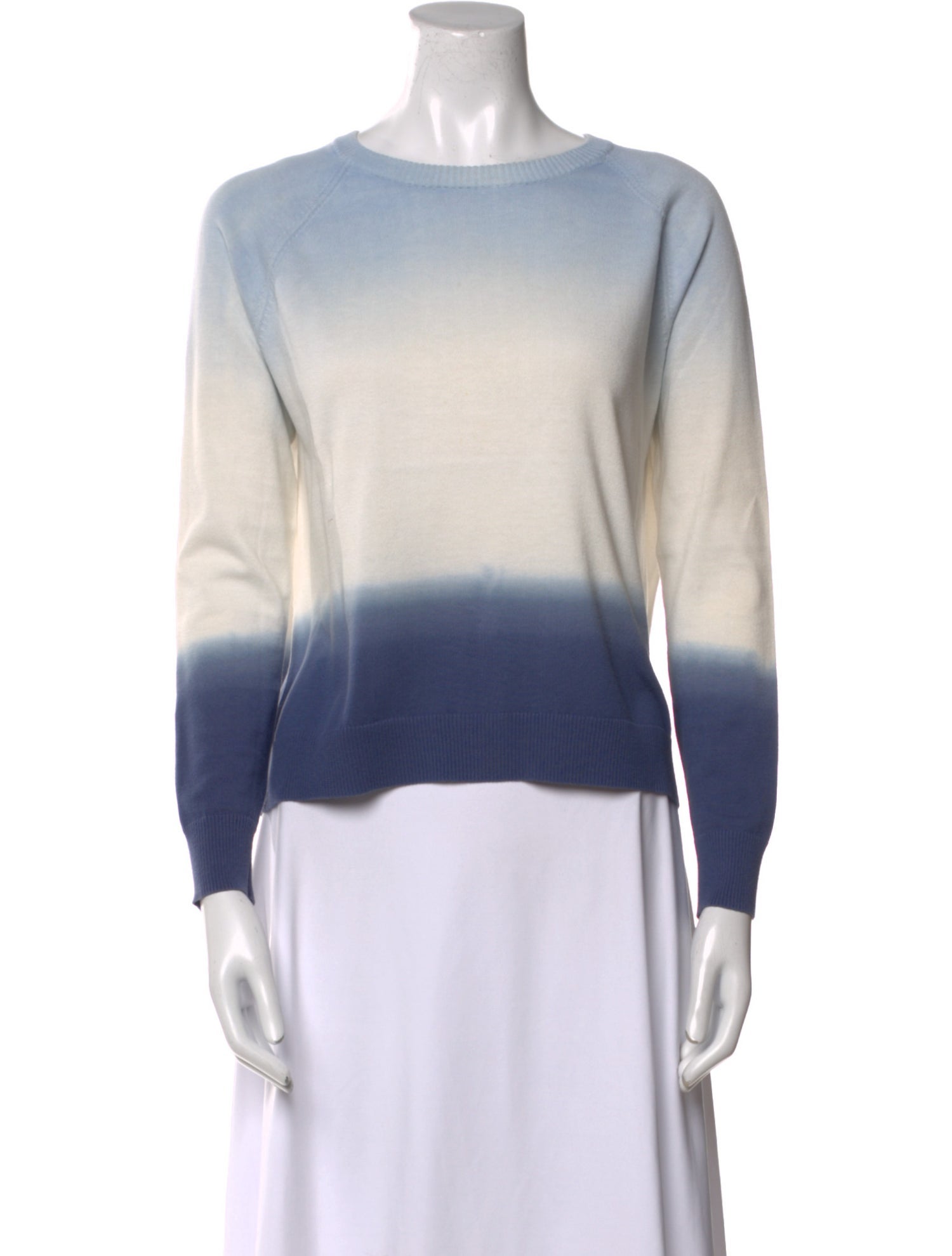 Kokun Tie-Dye Print Crew Neck Sweater