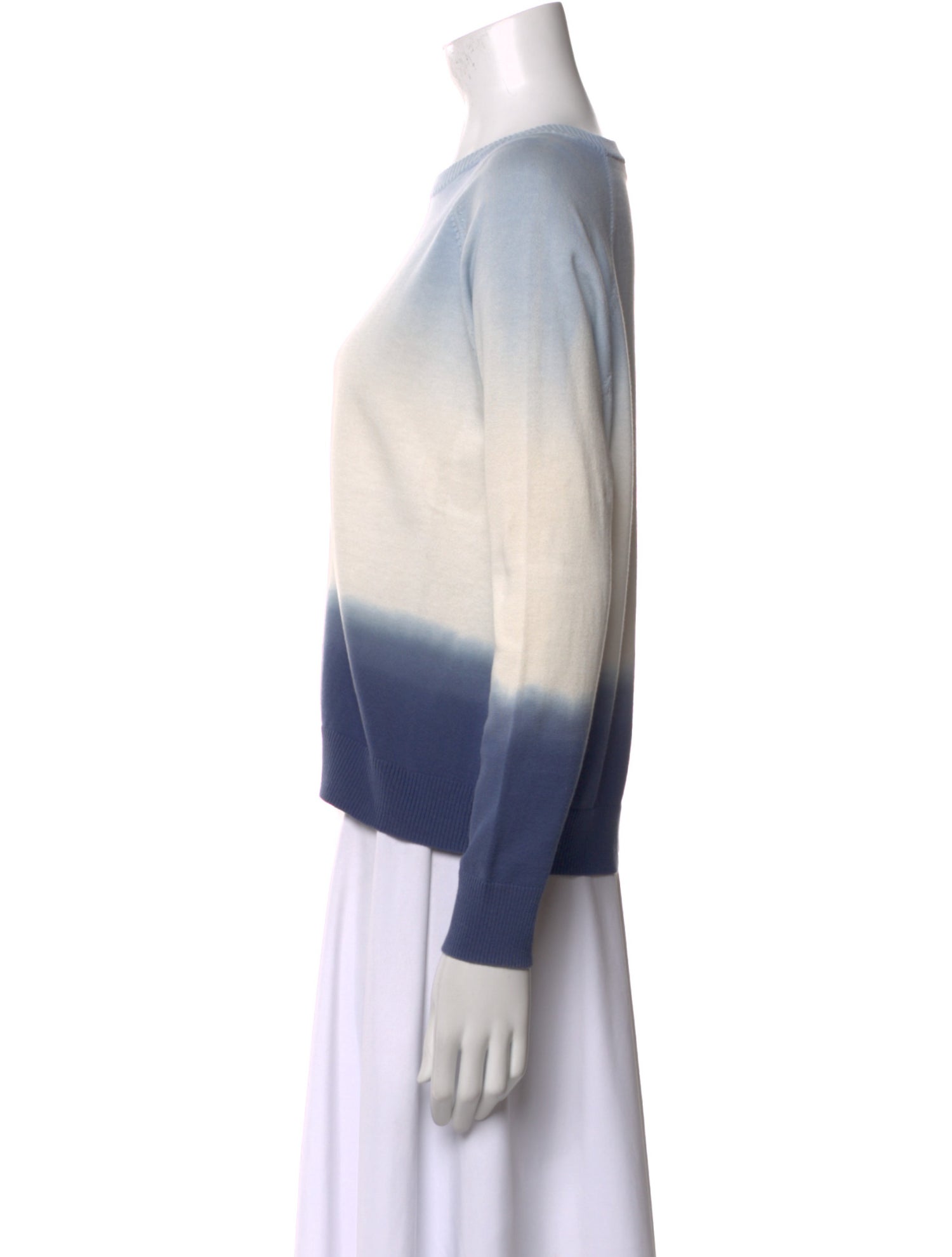 Kokun Tie-Dye Print Crew Neck Sweater