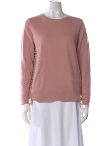 Pre-owned Kokun Cashmere Scoop Neck Sweater In Pink