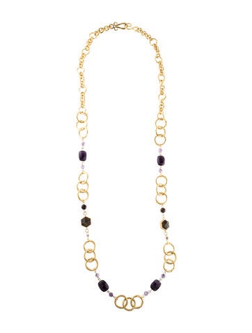 Stephanie Kantis Station Multistone Joy Necklace