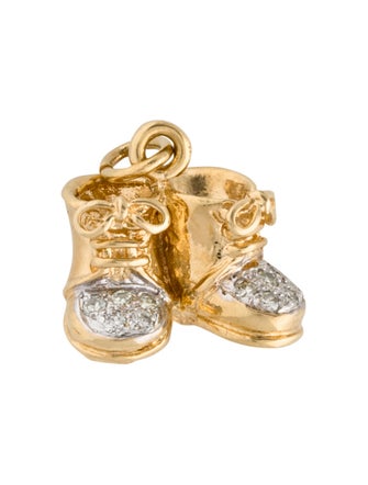 Stephanie Kantis 18K Diamond Droplet Pendant