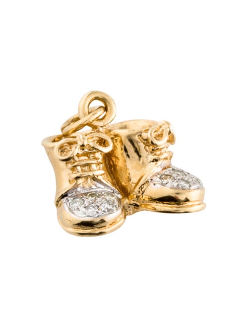 Stephanie Kantis 18K Diamond Droplet Pendant