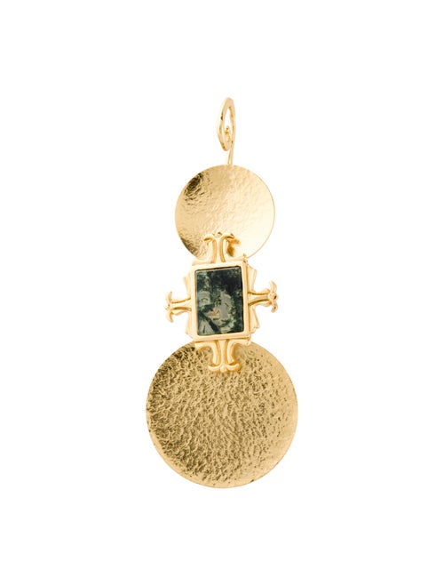 Stephanie Kantis Moss Agate Subdued Pendant