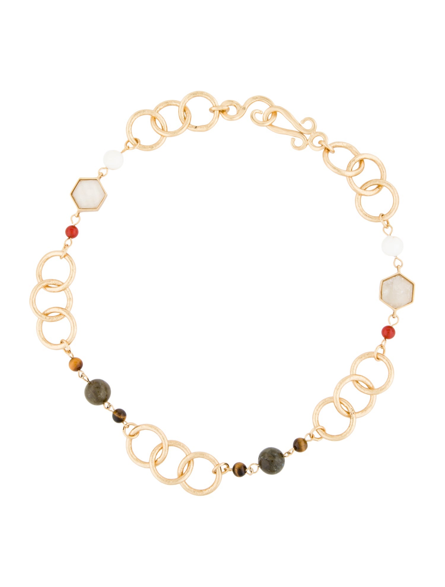 Stephanie Kantis Multistone Chain Necklace