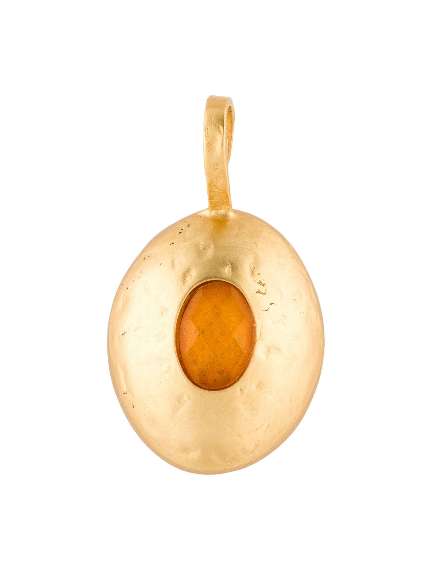 Stephanie Kantis Citrine Pebble Necklace Pendant