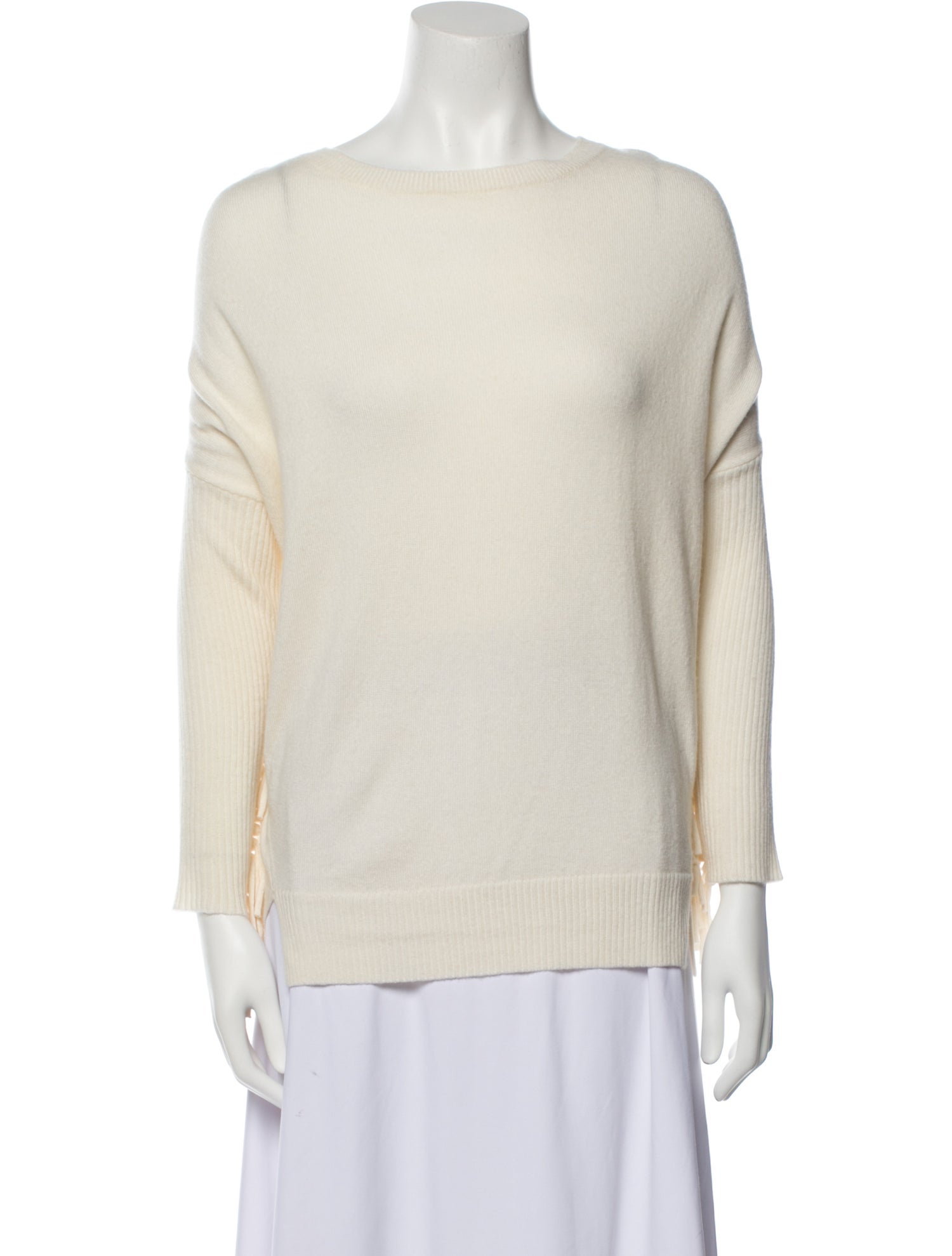 Kujten Cashmere Bateau Neckline Sweater
