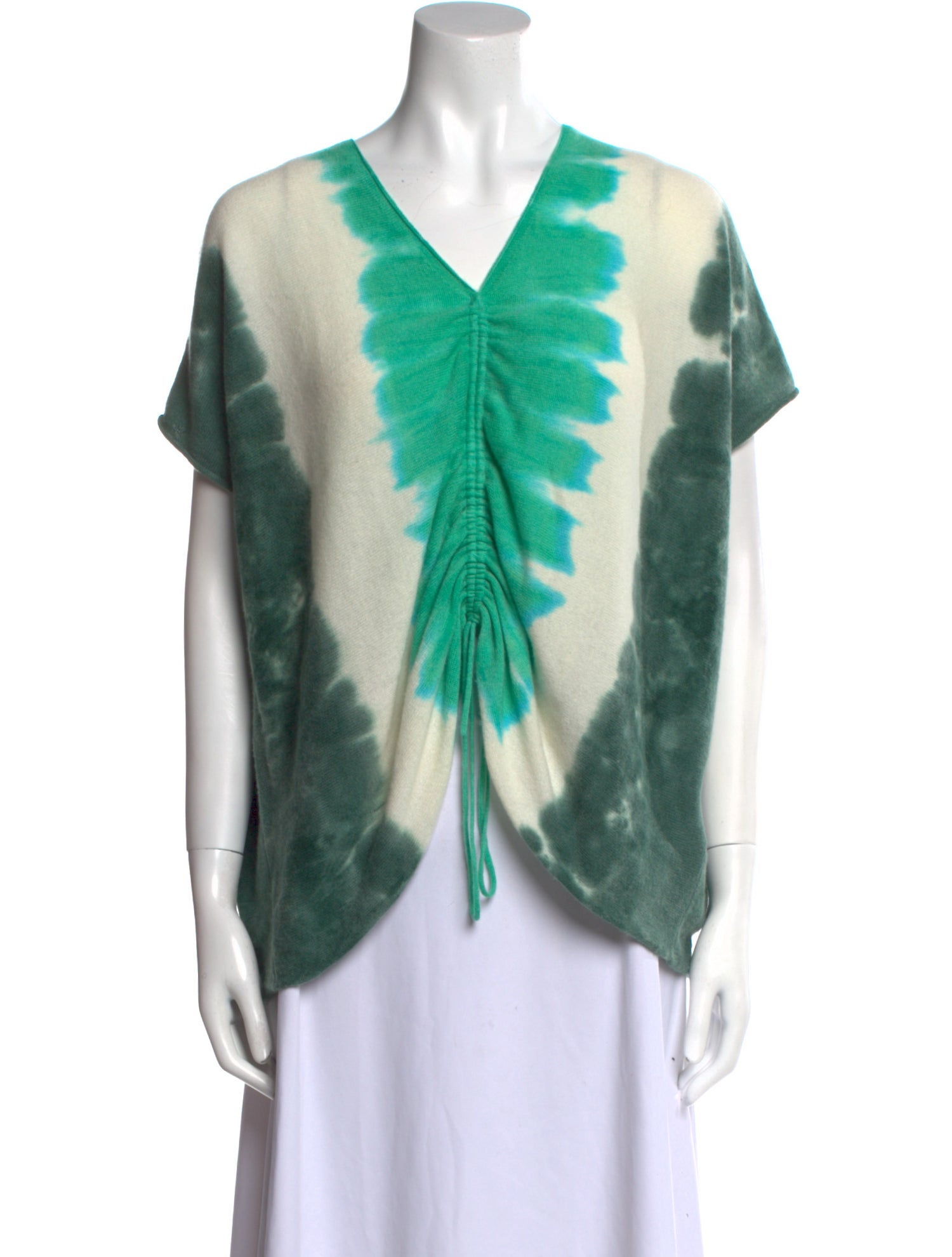 Kujten Cashmere Tie-Dye Print Sweater