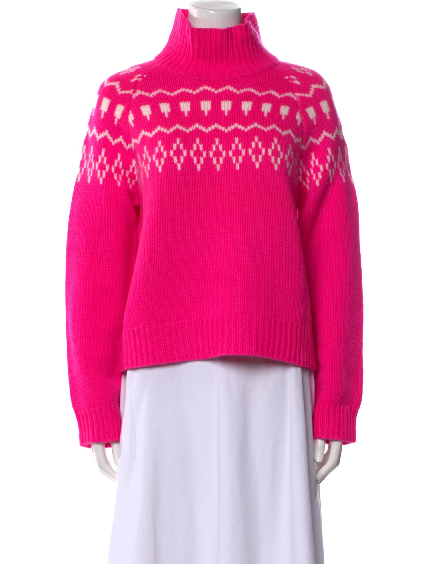 Kujten Cashmere Printed Sweater w/ Tags