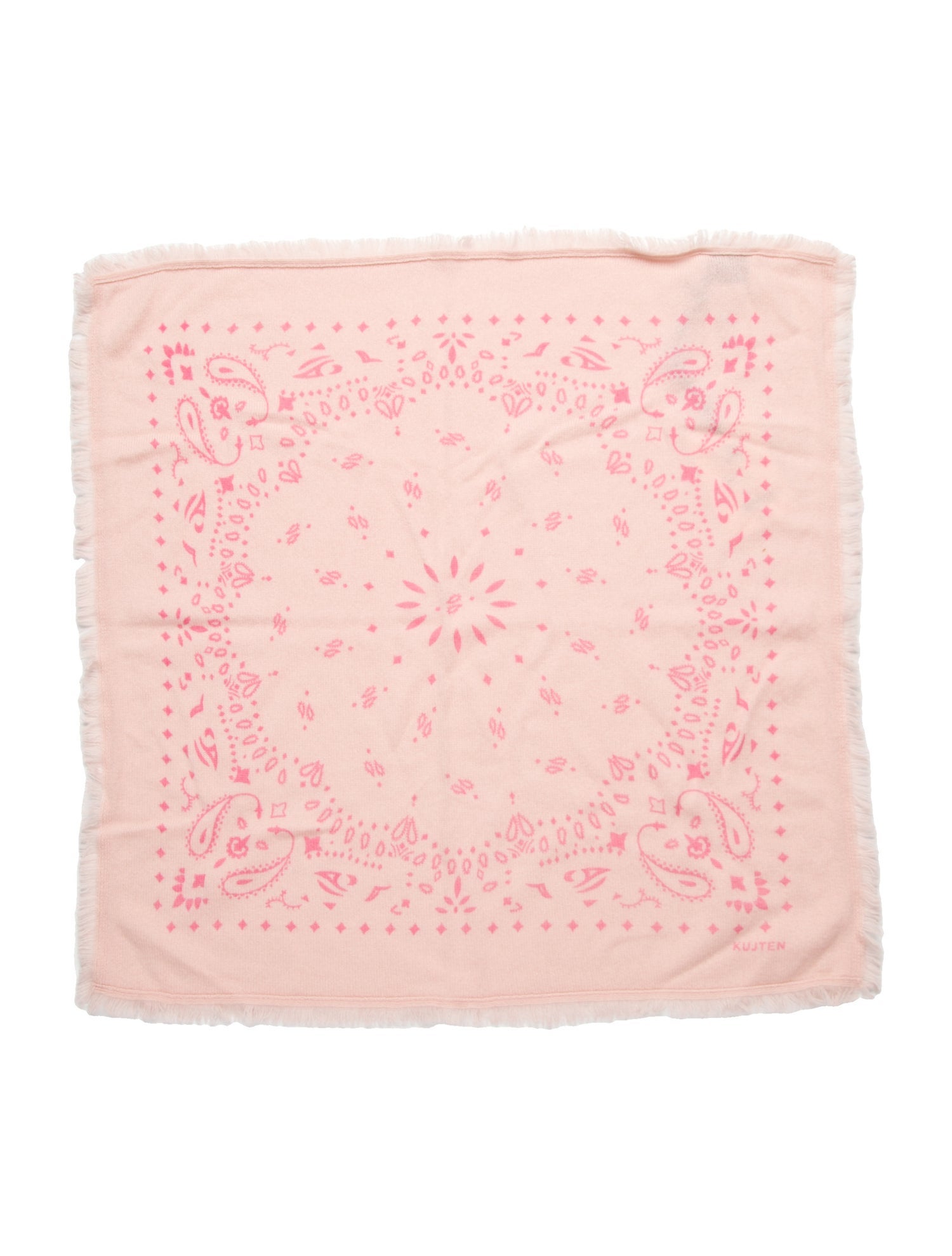 Kujten Cashmere Printed Scarf w/ Tags