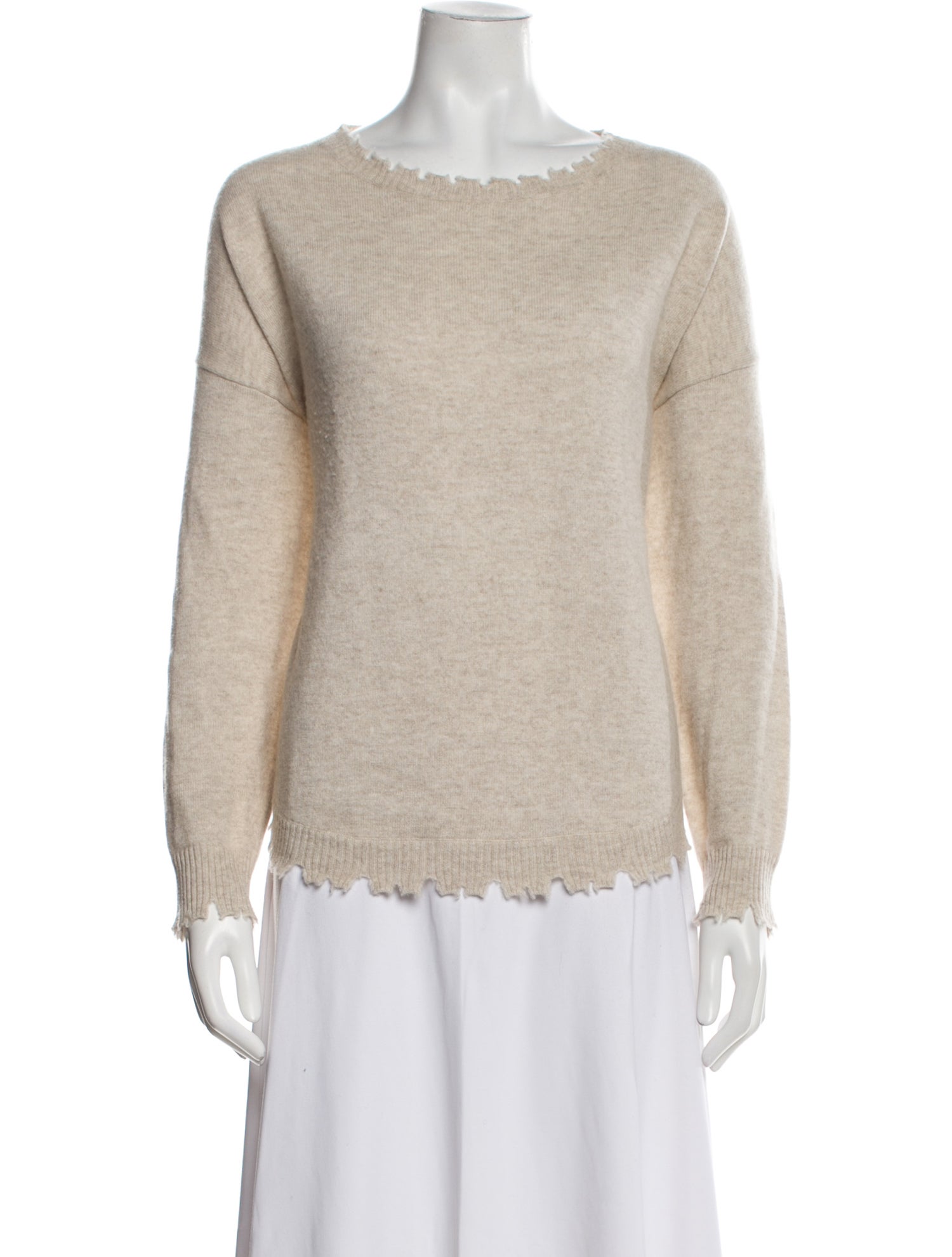 Kujten Cashmere Bateau Neckline Sweater