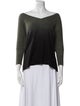 Kujten Cashmere Off-The-Shoulder Sweater