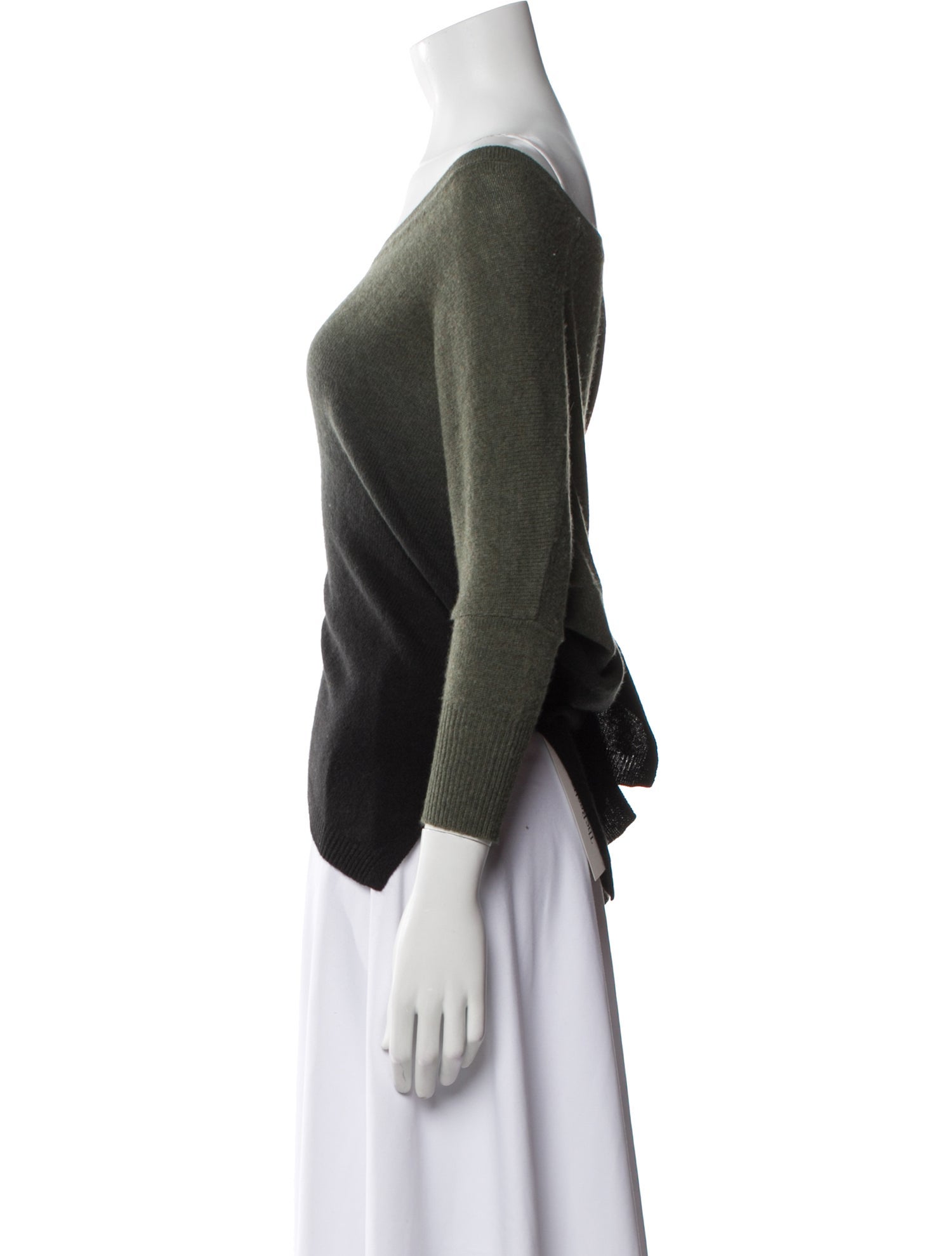 Kujten Cashmere Off-The-Shoulder Sweater