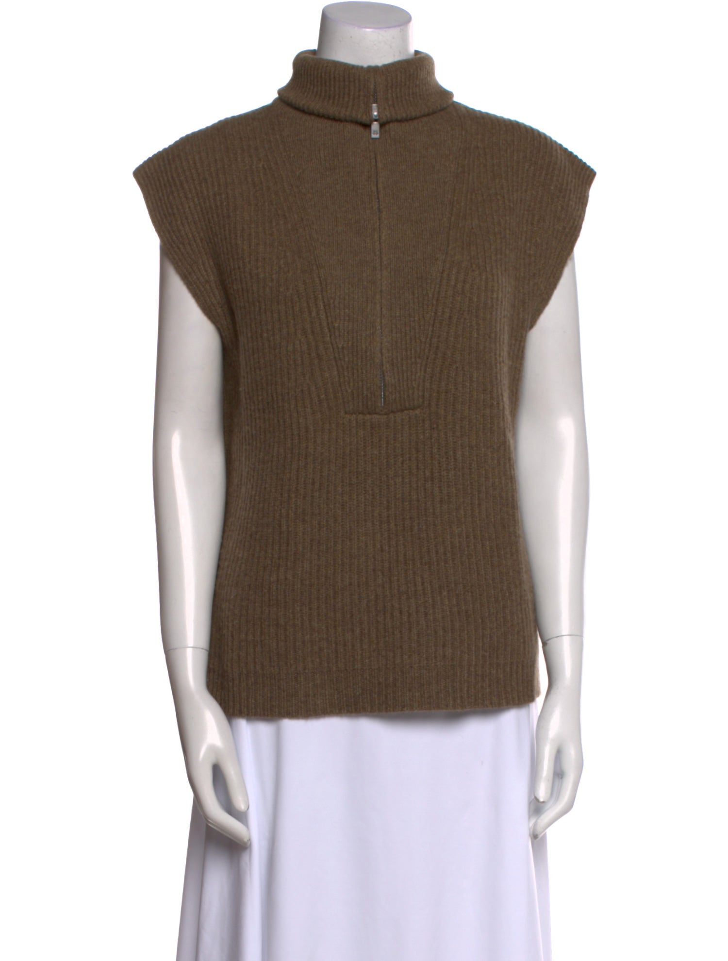 Kujten Cashmere Mock Neck Sweater