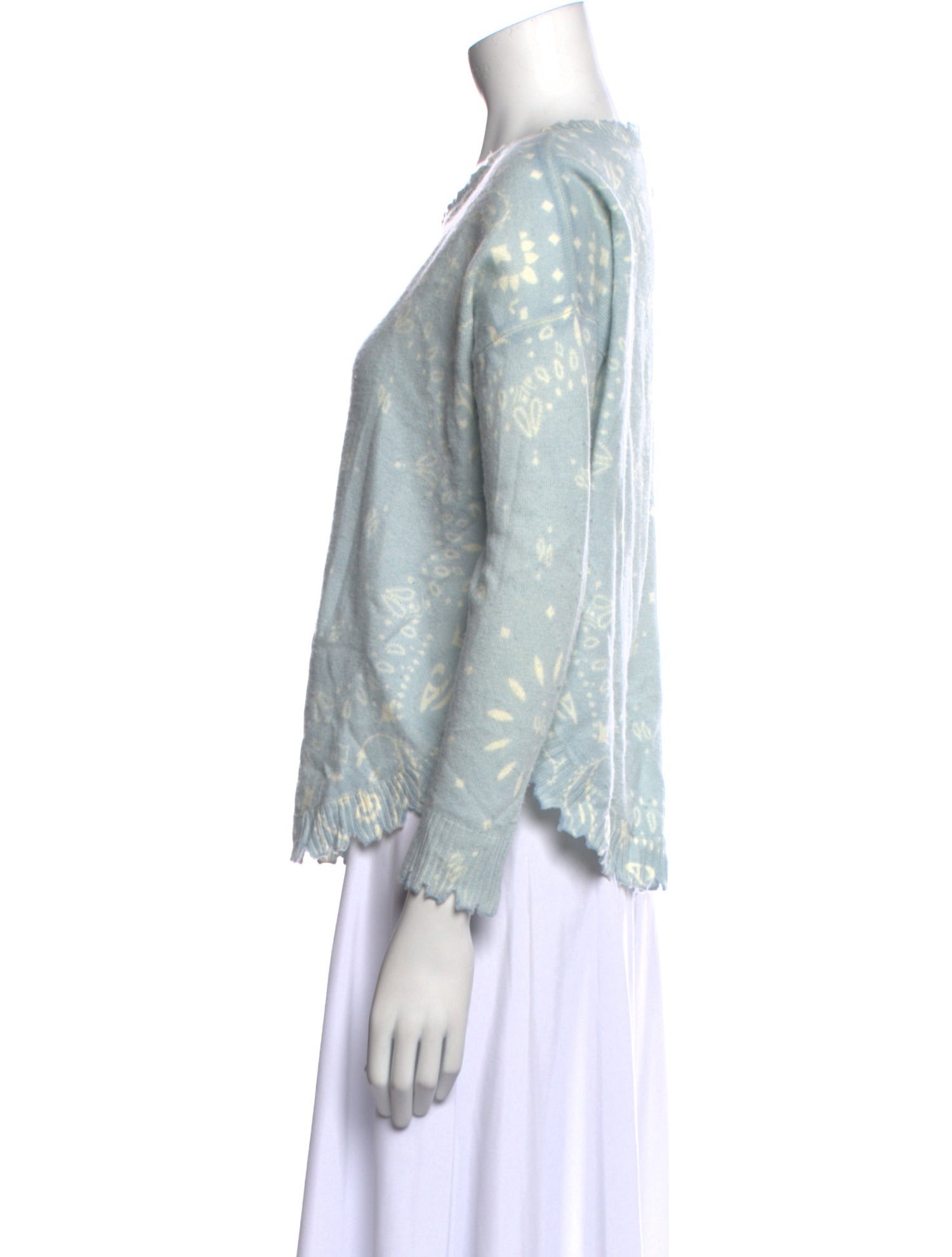 Kujten Cashmere Printed Sweater