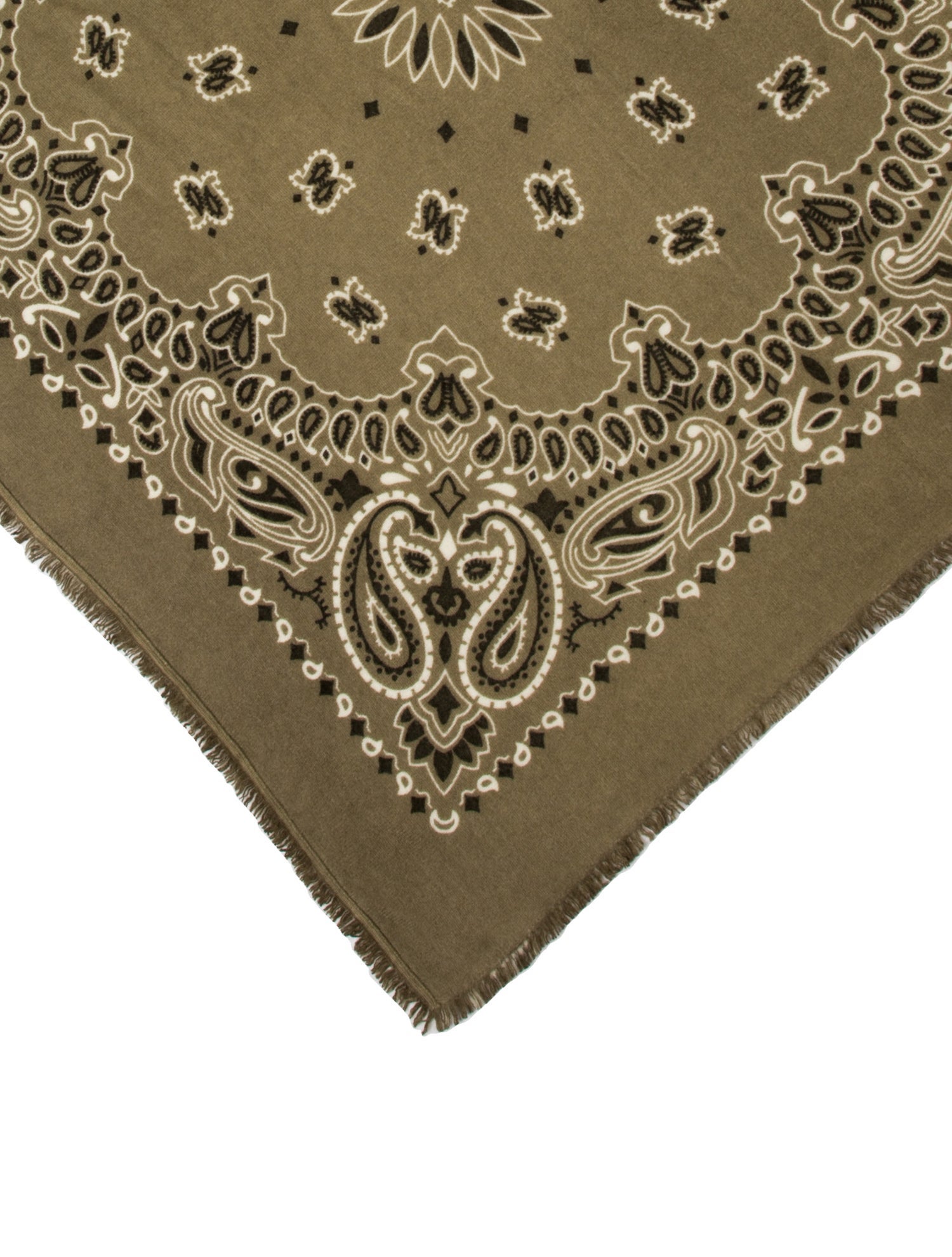 Kujten Cashmere Paisley Print Scarf
