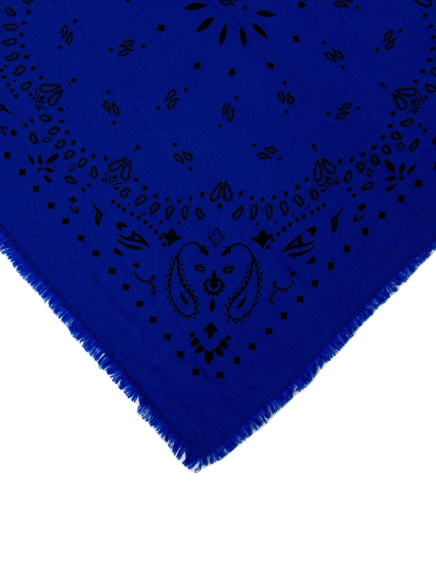 Kujten Cashmere Paisley Print Scarf