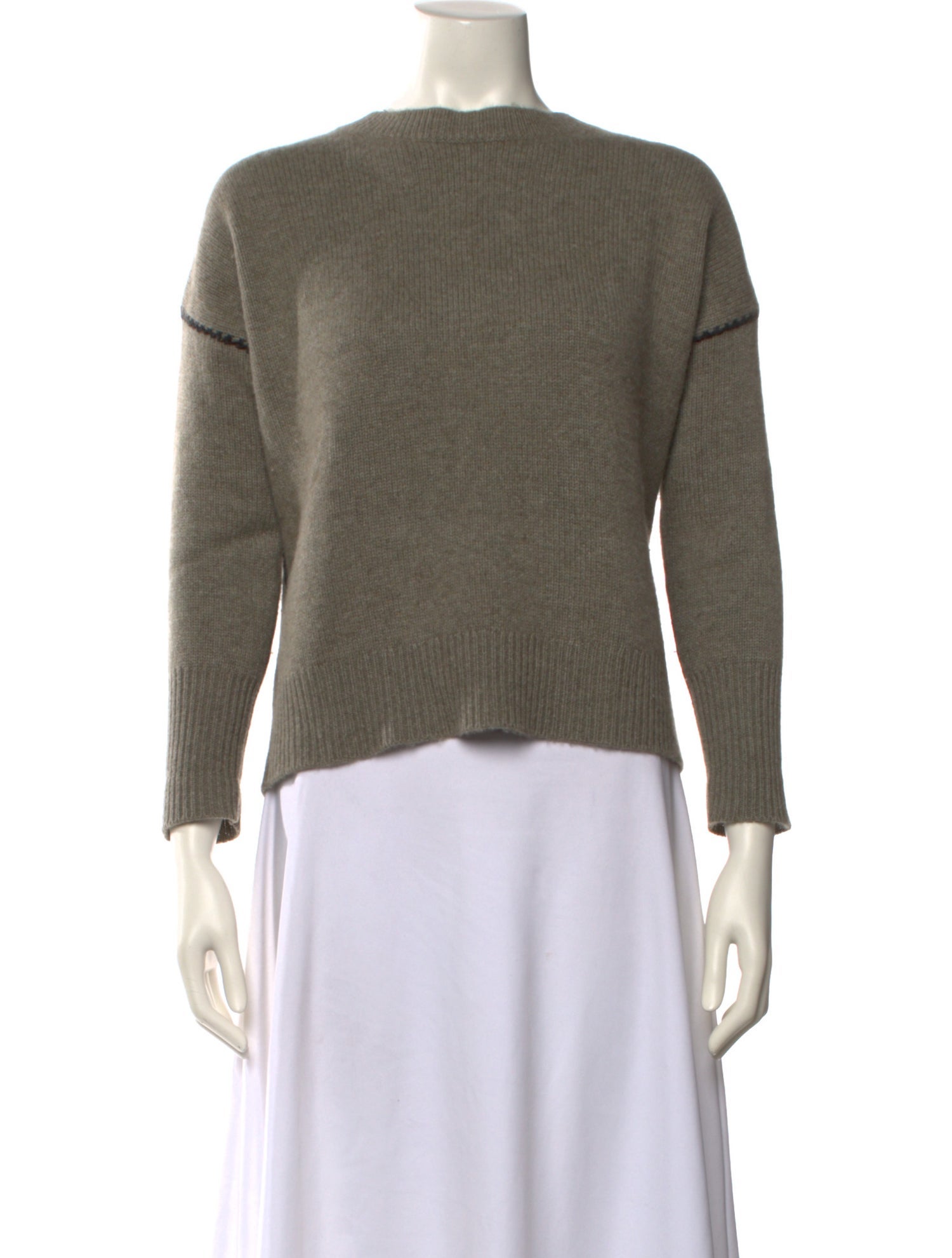 Kujten Cashmere Bateau Neckline Sweater