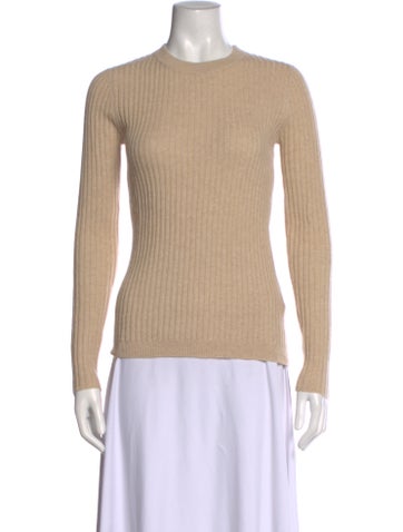 Pre-owned Kujten Cashmere Crew Neck Sweater W/ Tags In Neutral