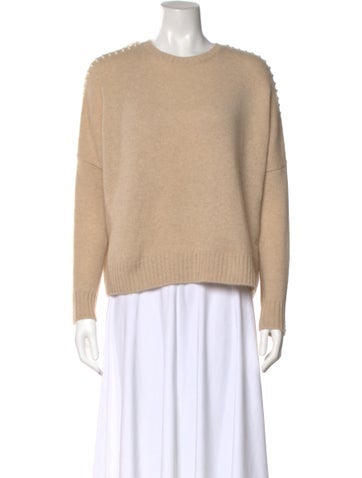Pre-owned Kujten Cashmere Crew Neck Sweater In Neutral
