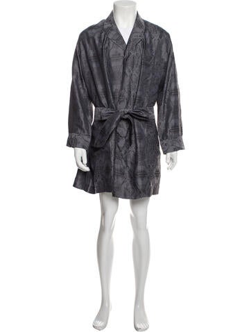 Keni Valenti Lounge & Sleepwear Vintage Printed Robe 3XL