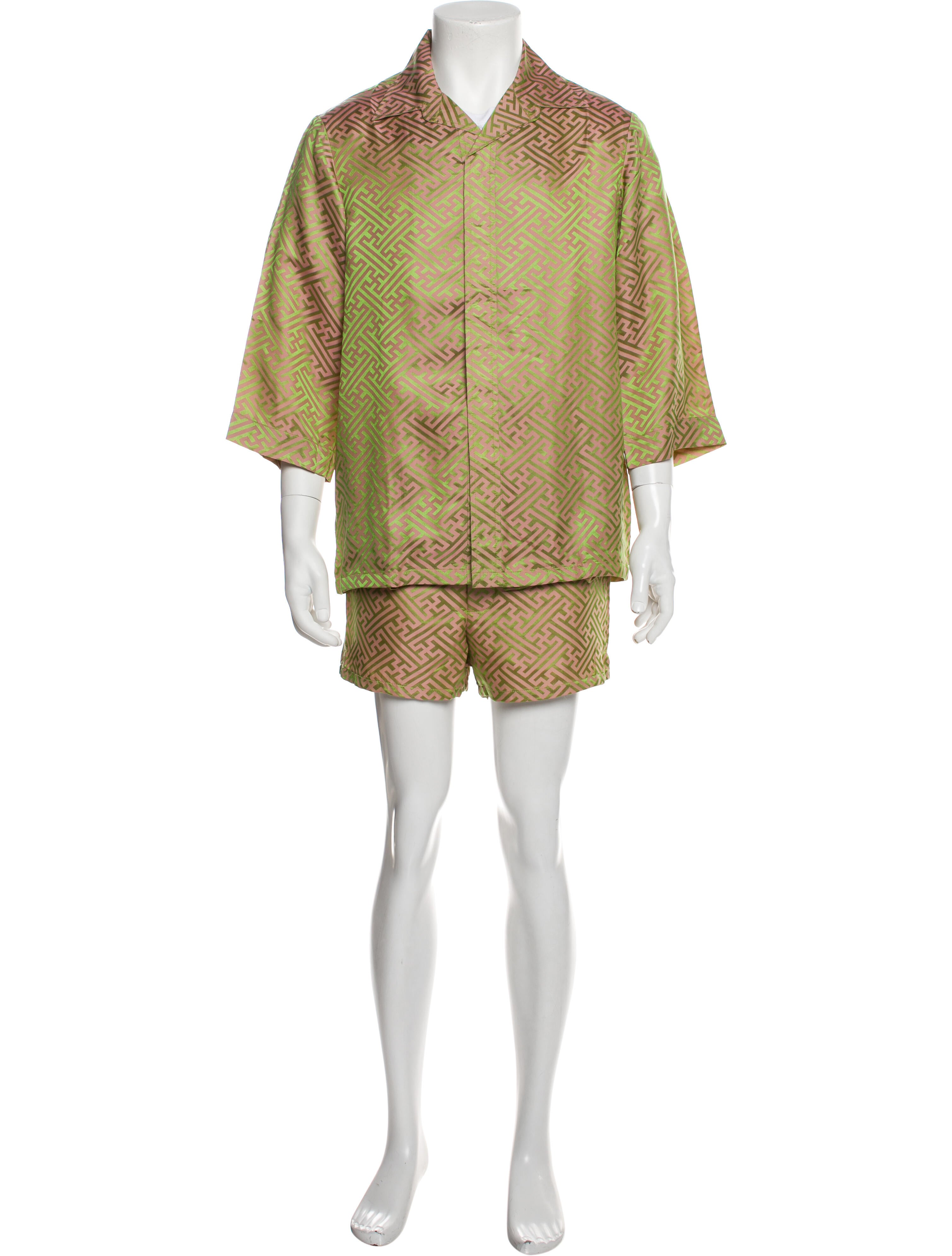 Keni Valenti Vintage Printed Pajama Set