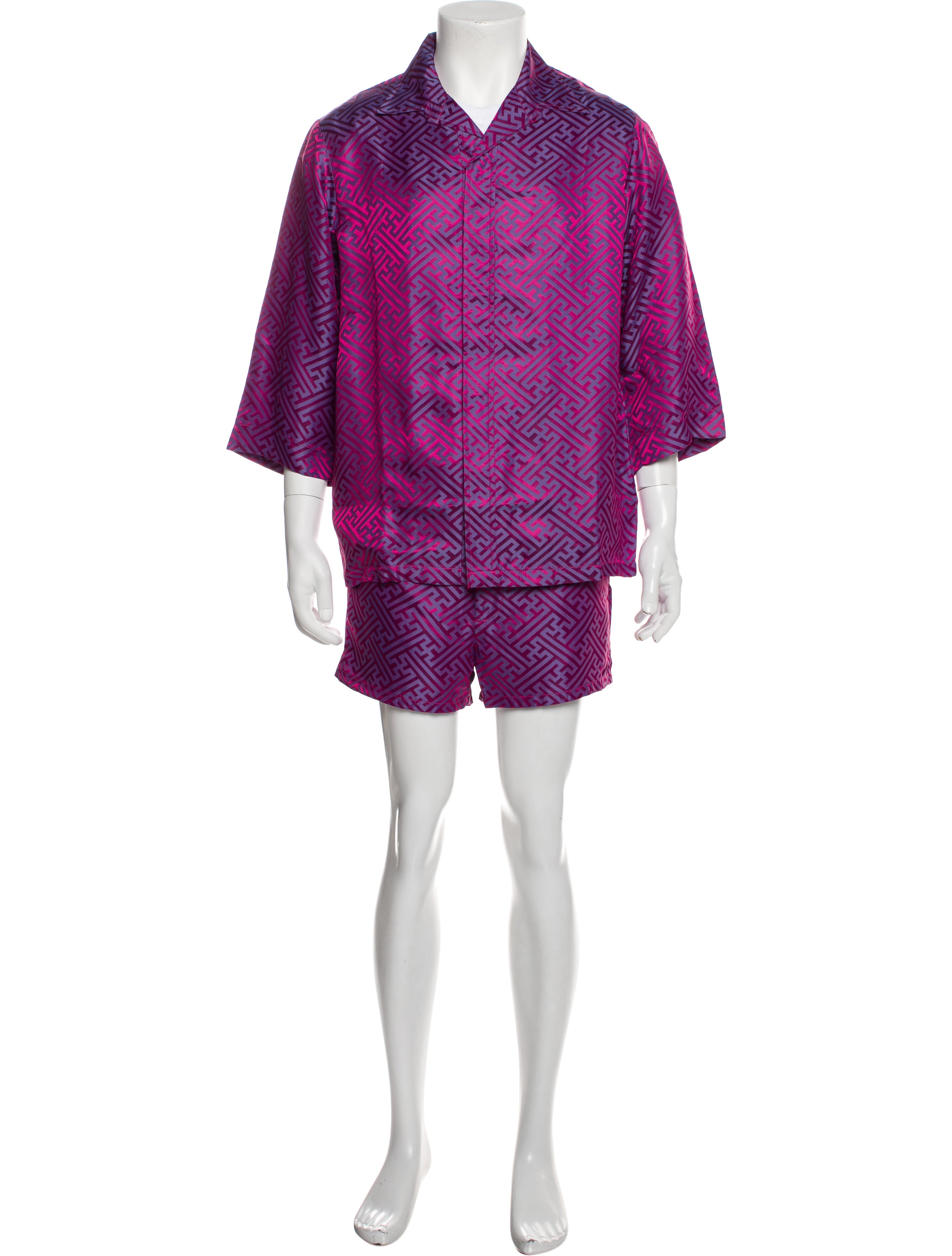 Keni Valenti Vintage Printed Pajama Set