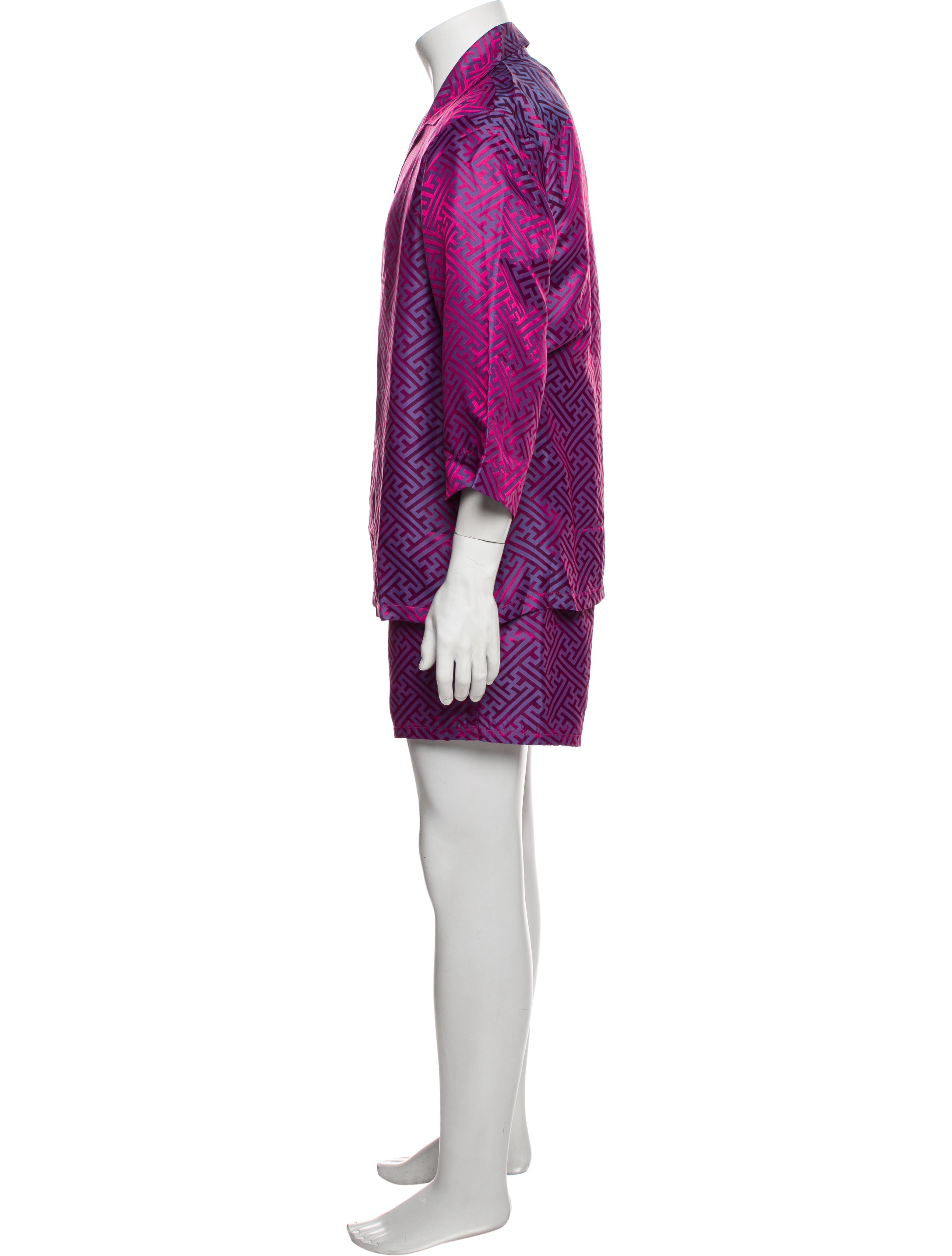 Keni Valenti Vintage Printed Pajama Set