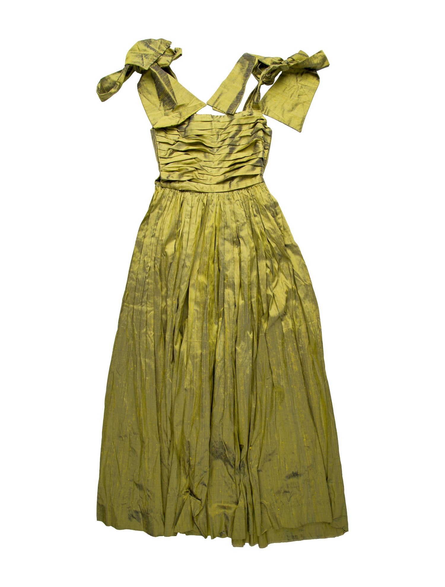 Keni Valenti Square Neckline Midi Length Dress