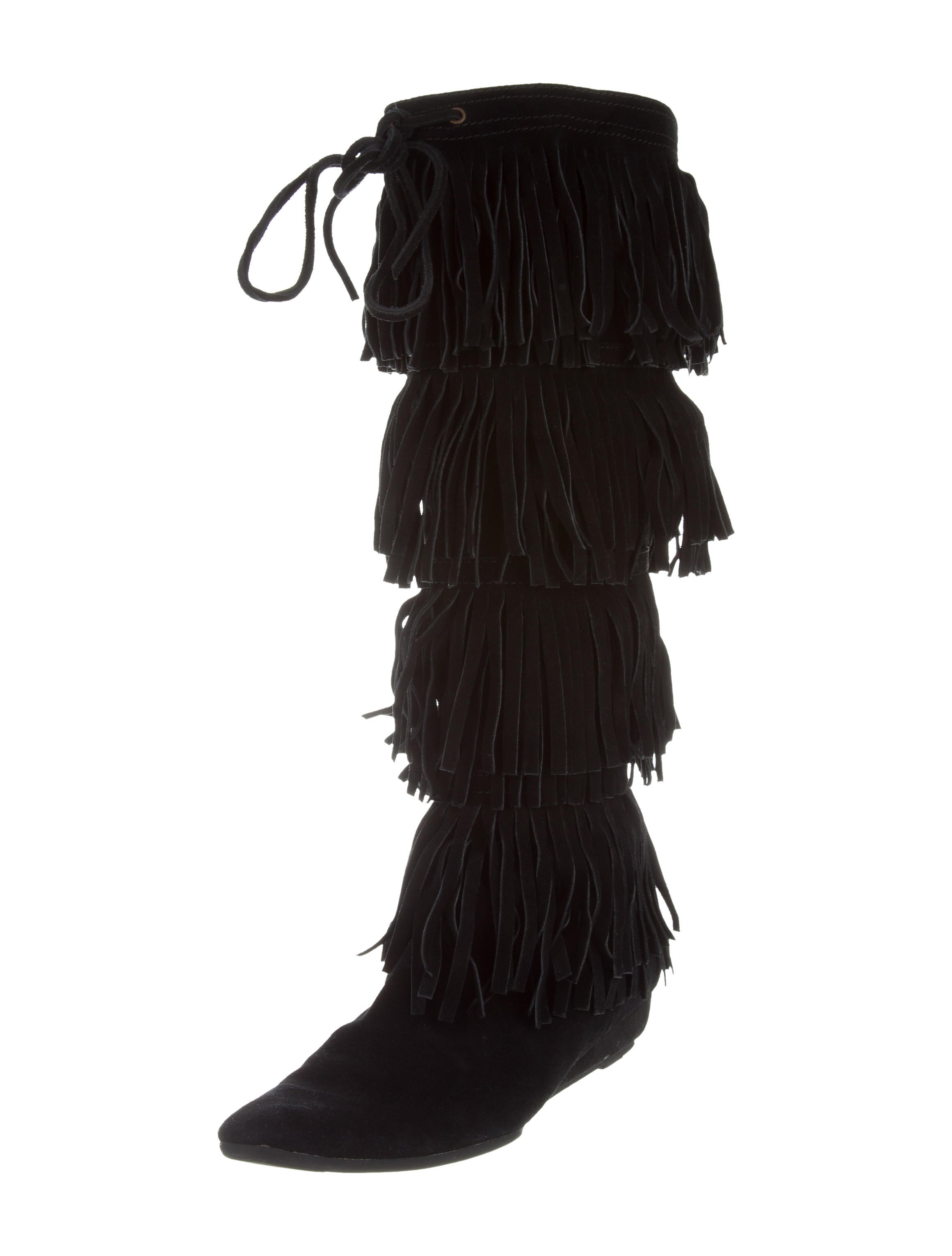 michael kors fringe boots