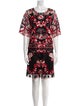 Kobi Halperin Printed Embroidered Accent Skirt Set