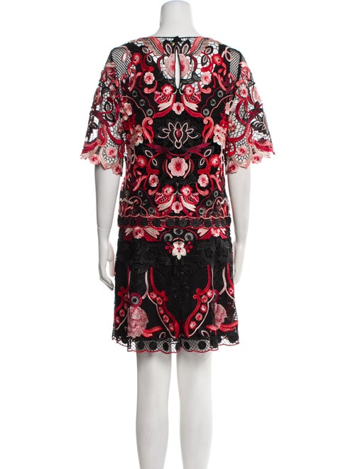 Kobi Halperin Printed Embroidered Accent Skirt Set
